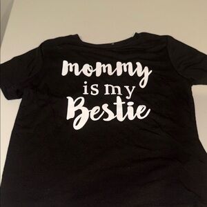 SHEIN Black 'Mommy is my Bestie' Tee